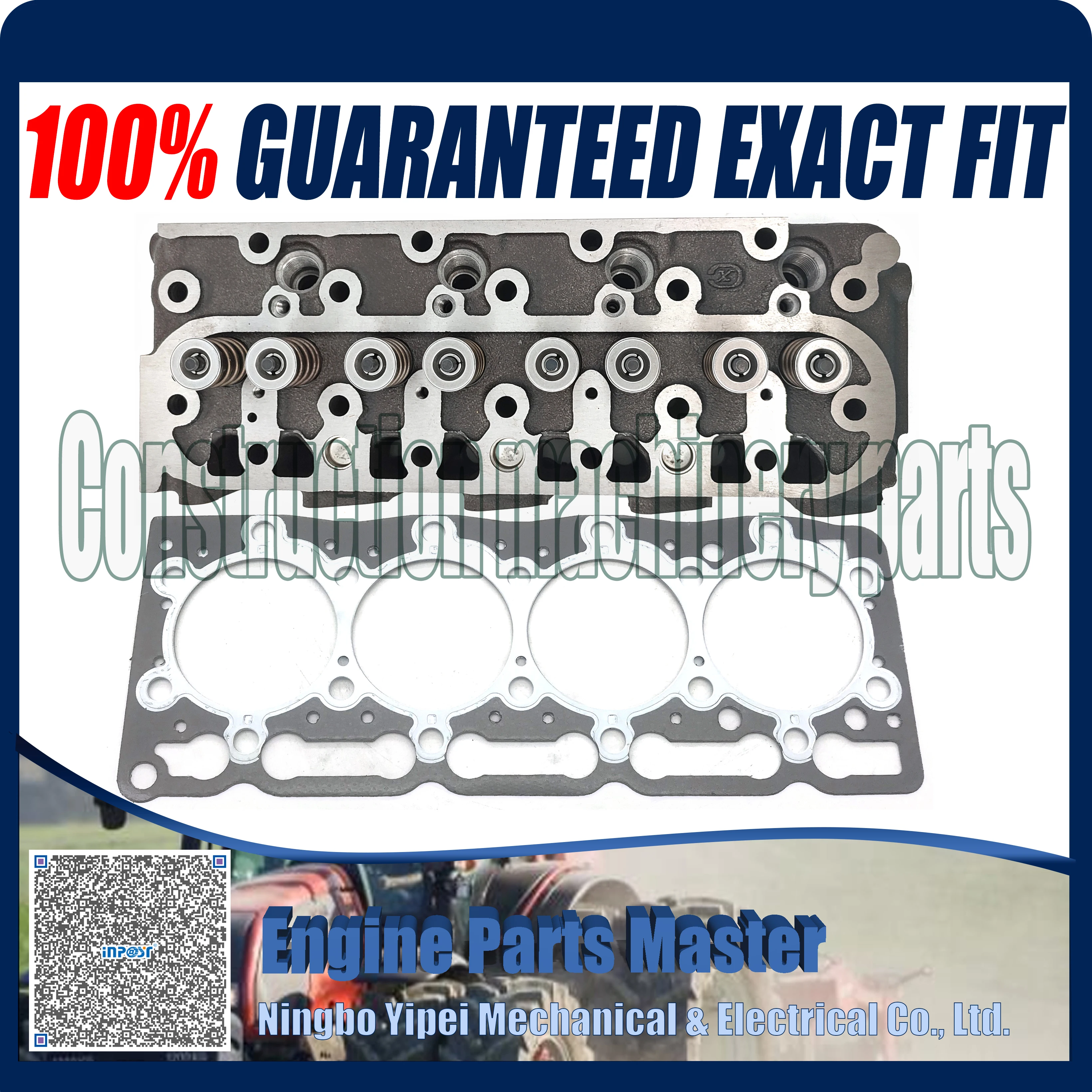 New Complete Cylinder Head Assy With Cylinder Head Gasket For Kubota V1305 Engine
New Complete Cylinder Head Assy With Cylinder Head Gasket For Kubota V1305 Engine