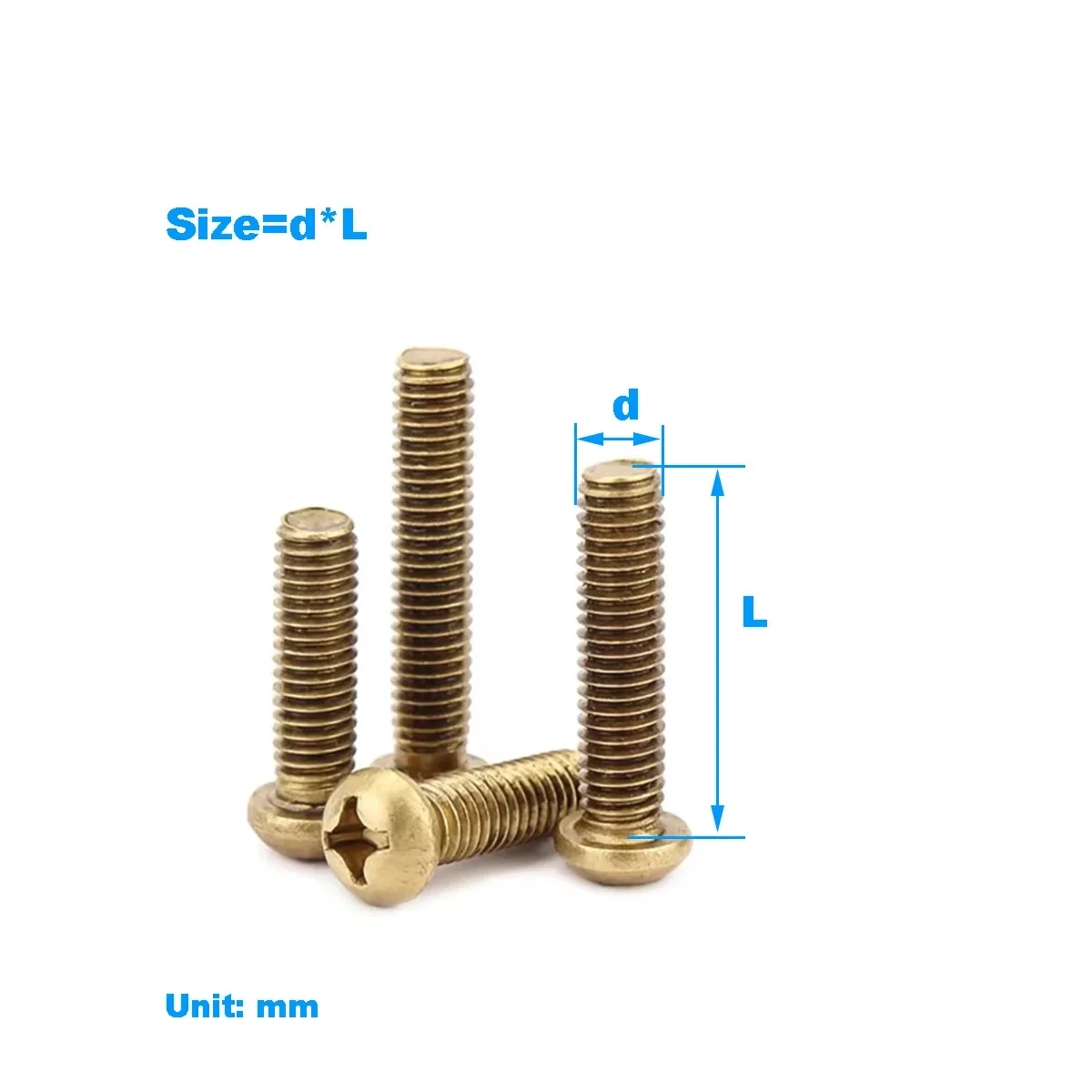 Brass Round Head Cross Screw/Pan Head Machine Bolt / All Copper Screw M2M2.5M3M4M5M6
Brass Round Head Cross Screw/Pan Head Machine Bolt / All Copper Screw M2M2.5M3M4M5M6