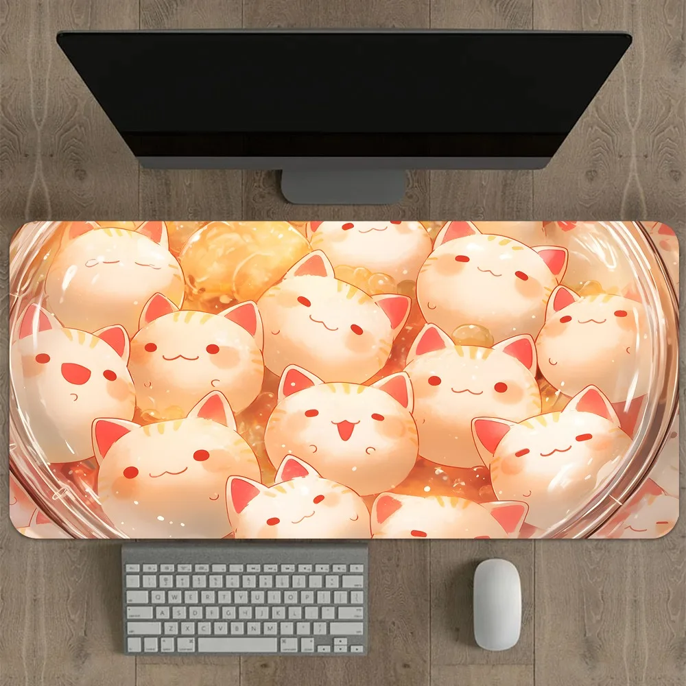 Tangyuan cat mouse pad XXL large rubber non-slip gaming pads Computer mechanical keyboard expansion table mat locking process
Tangyuan cat mouse pad XXL large rubber non-slip gaming pads Computer mechanical keyboard expansion table mat locking process