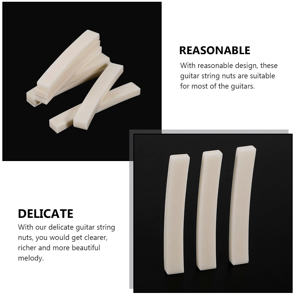3Pcs Ox Bone Guitar String Nuts Sturdy Wear-Resistant Upgrade for Richer Sound Ideal Replacement Nut Guitar Accessories
3Pcs Ox Bone Guitar String Nuts Sturdy Wear-Resistant Upgrade for Richer Sound Ideal Replacement Nut Guitar Accessories
