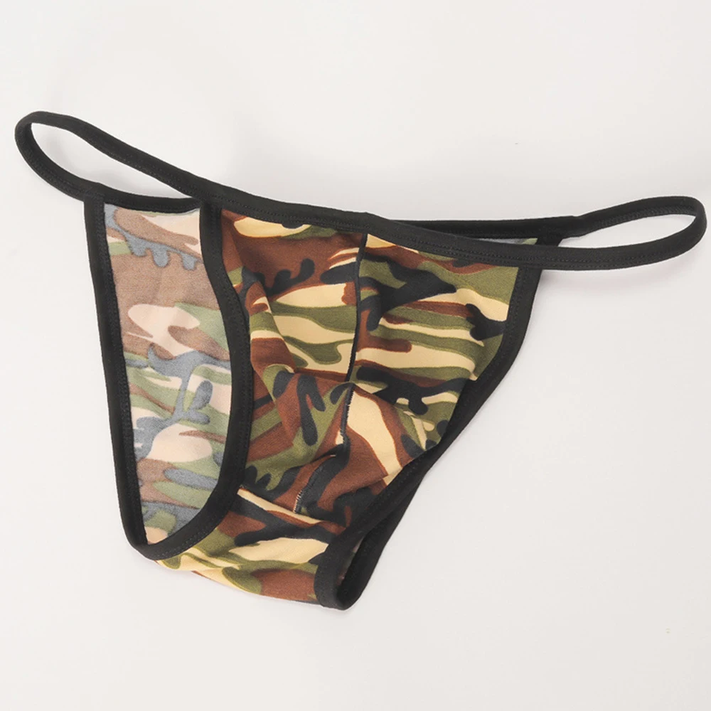 1pc Sexy Men's Printed Thongs G-Strings U-convex Pouch Briefs Shorts Low Waist Underwear Elastic Man Panties
1pc Sexy Men's Printed Thongs G-Strings U-convex Pouch Briefs Shorts Low Waist Underwear Elastic Man Panties