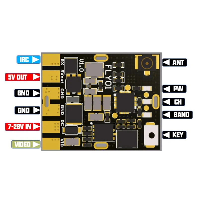 【Home-Tools!】FT1573 400Mw 5.8G VTX 48CH Analog Video Transmitter Adjustable Power Supports PAL/NTSC For FPV RC Drone
【Home-Tools!】FT1573 400Mw 5.8G VTX 48CH Analog Video Transmitter Adjustable Power Supports PAL/NTSC For FPV RC Drone