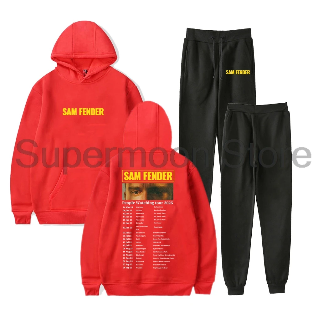 Sam Fender 2025 People Watching Tour Merch Hoodie Jogger Pants Two Piece Sets Sweatshirts+Sweatpants Women Men's Set
Sam Fender 2025 People Watching Tour Merch Hoodie Jogger Pants Two Piece Sets Sweatshirts+Sweatpants Women Men's Set
