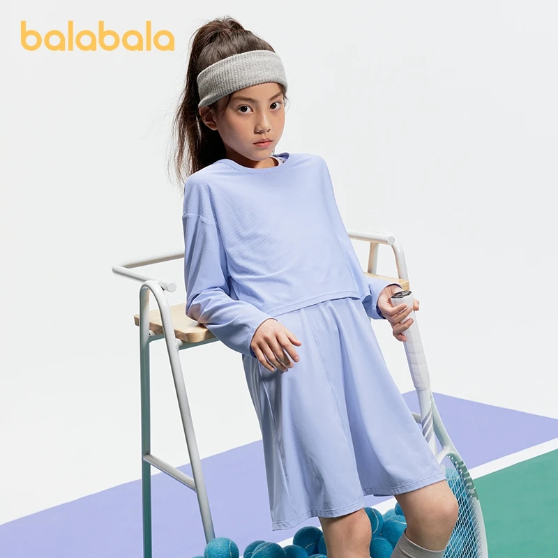 Balabala Children Sun Protection Set Girls 2024 Summer New Mid to Big Kids Cool and Quick-Drying Two-Piece Set for Sports
Balabala Children Sun Protection Set Girls 2024 Summer New Mid to Big Kids Cool and Quick-Drying Two-Piece Set for Sports