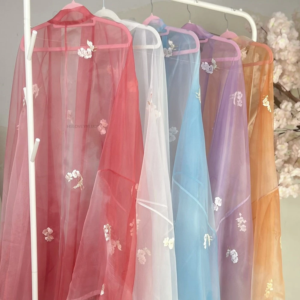 Hanfu Heavy Embroidery Fairy Versatile large-sleeve Shirt Multiple Colors Women Vintage Hanfu Coat Multicolor Hanfu Coat
Hanfu Heavy Embroidery Fairy Versatile large-sleeve Shirt Multiple Colors Women Vintage Hanfu Coat Multicolor Hanfu Coat