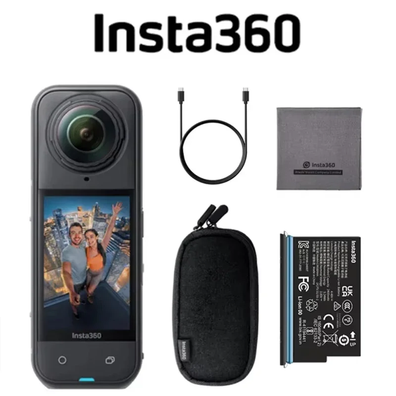 Original Insta360 X5/X4 -8K Waterproof 360 Action Camera with 1/1.28" 48MP Sensors, 8K 360 HDR Video, 72MP 360 Photo
Original Insta360 X5/X4 -8K Waterproof 360 Action Camera with 1/1.28" 48MP Sensors, 8K 360 HDR Video, 72MP 360 Photo