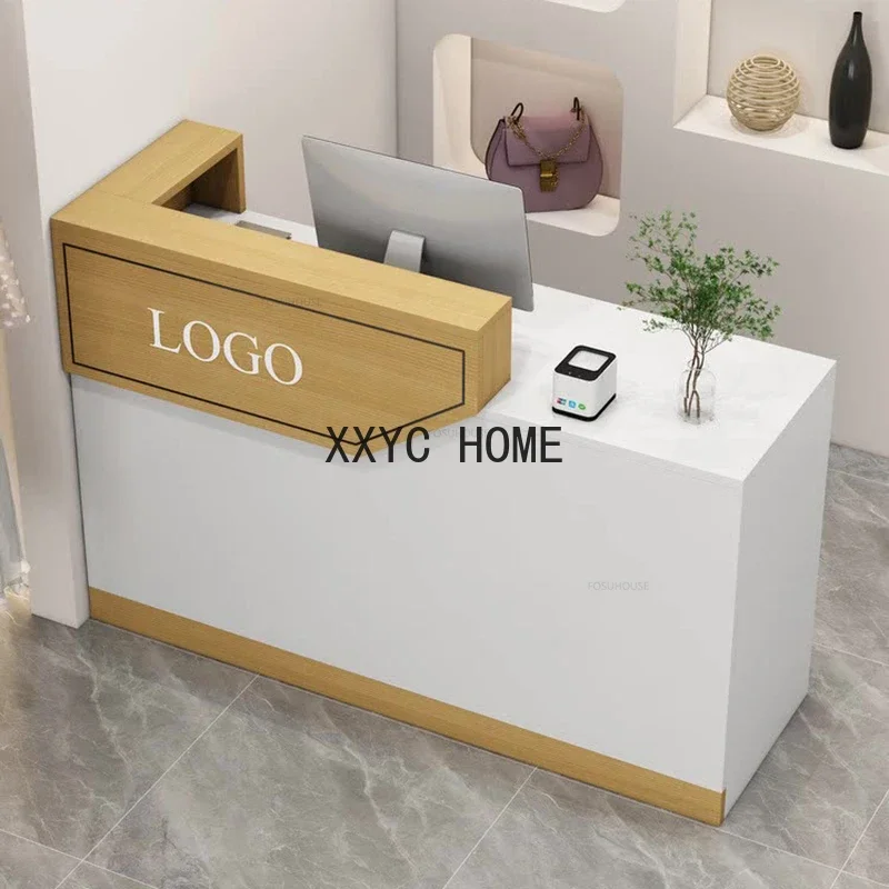Modern Beauty Salon Reception Desks Simple Small Cash Register Clothing Store Front Cabinet Commercial Bar Reception Counter
Modern Beauty Salon Reception Desks Simple Small Cash Register Clothing Store Front Cabinet Commercial Bar Reception Counter