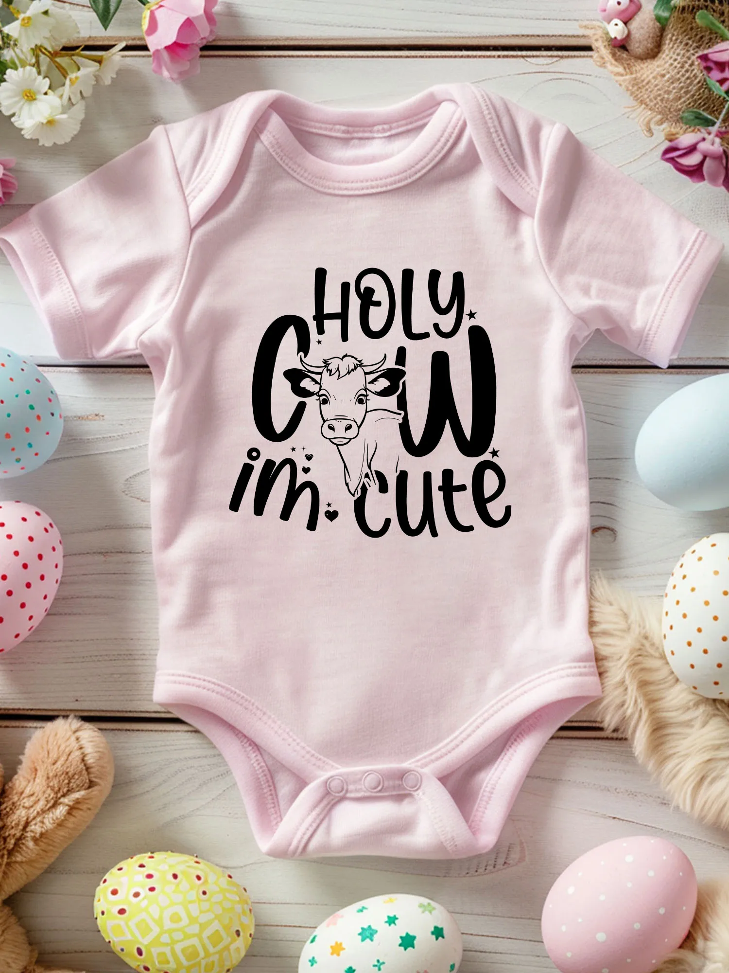 Детский комбинезон-слип унисекс I'm Cute Holy Cow, 100% хлопок, мягкий, всесезонный, розовый, 190 г/м²
Детский комбинезон-слип унисекс I'm Cute Holy Cow, 100% хлопок, мягкий, всесезонный, розовый, 190 г/м²