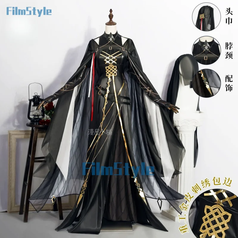 Arknights Laqeramaline Duqa Convalliss Cosplay Costume Dress Uniform Cloak Headscarf Props Logos Halloween Party for Women
Arknights Laqeramaline Duqa Convalliss Cosplay Costume Dress Uniform Cloak Headscarf Props Logos Halloween Party for Women