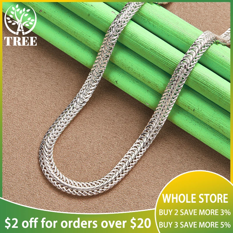 ALITREE 925 Sterling Silver Flat Side Snake Chain Necklace For Women Men Fashion Party Wedding Engagement Charm Jewelry Gift
ALITREE 925 Sterling Silver Flat Side Snake Chain Necklace For Women Men Fashion Party Wedding Engagement Charm Jewelry Gift