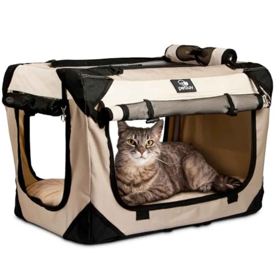 Medium Soft-Sided Pet Carrier for Cats Small Dogs 20x13x13 Travel Vet Visit Privacy Windows Removable Plush Bed Locking Zippers
Medium Soft-Sided Pet Carrier for Cats Small Dogs 20x13x13 Travel Vet Visit Privacy Windows Removable Plush Bed Locking Zippers