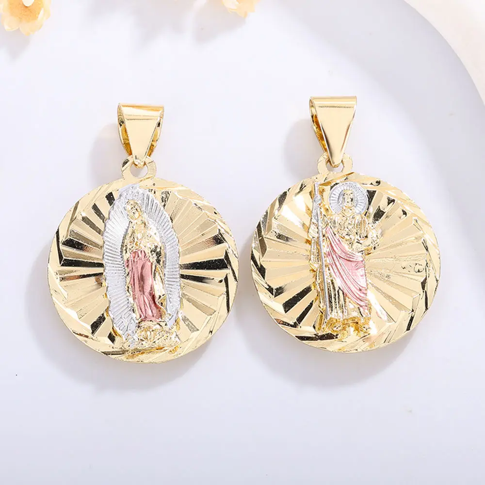 Luck Personality Hip-hop Double-sided Pattern Religious Catholic Virgin Mary St. Jude Necklace Pendant Suitable for Party Gifts
Luck Personality Hip-hop Double-sided Pattern Religious Catholic Virgin Mary St. Jude Necklace Pendant Suitable for Party Gifts