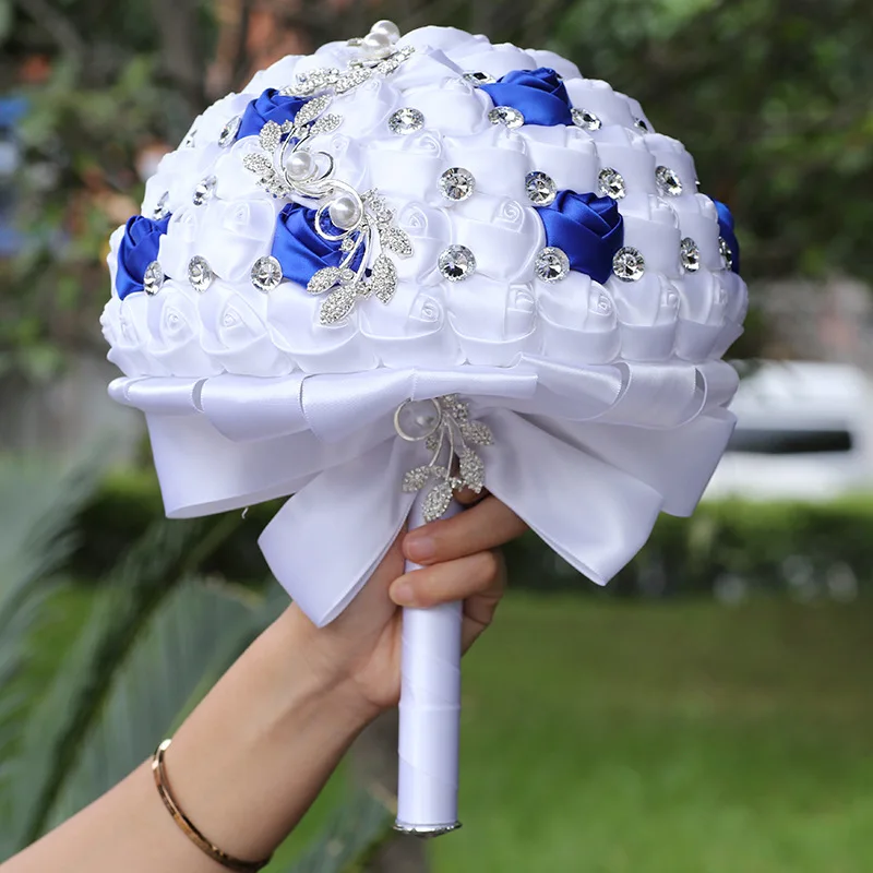 Korean Bride Bridesmaid Wedding Bouquet Pure White Rhinestone Pearl Ribbon Rose Wedding Church Decoration Bridesmaid Bouquet
Korean Bride Bridesmaid Wedding Bouquet Pure White Rhinestone Pearl Ribbon Rose Wedding Church Decoration Bridesmaid Bouquet