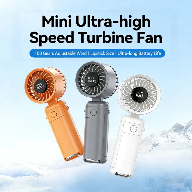 Foldable Handheld Fan USB Rechargeable Cooling Fan with LED Display 3000mAh Battery Mini Hand Held Fan for Travel Beach Outdoor
Foldable Handheld Fan USB Rechargeable Cooling Fan with LED Display 3000mAh Battery Mini Hand Held Fan for Travel Beach Outdoor