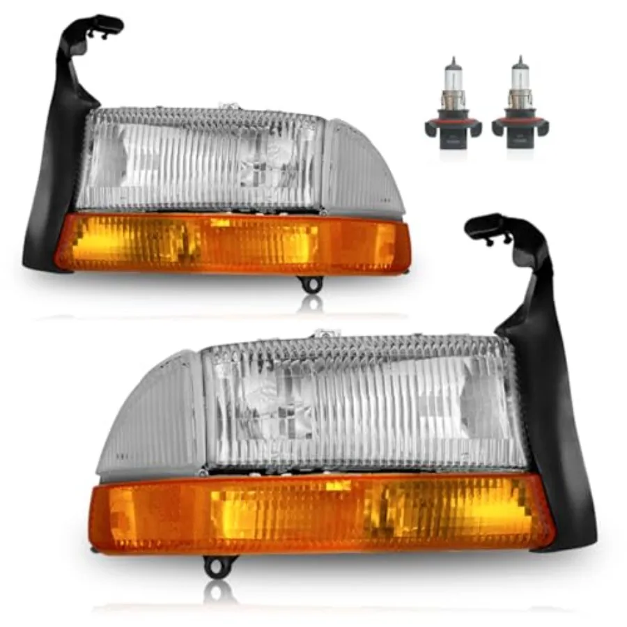 Headlights for 1997-2004 Dodge Dakota 1998-2003 Dodge Durango Bulbs included
Headlights for 1997-2004 Dodge Dakota 1998-2003 Dodge Durango Bulbs included