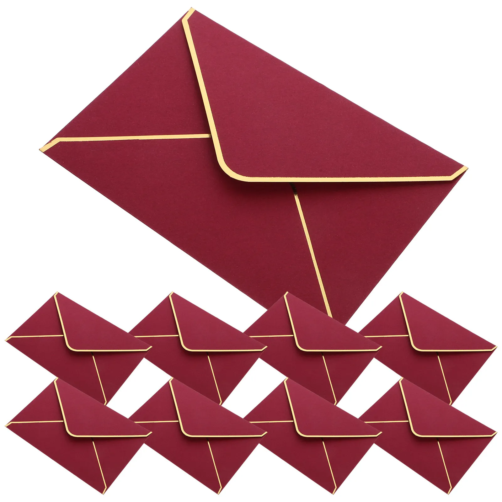 50Pcs Foil-Edged Decorative Card Envelopes Elegant Lightweight Paper Envelopes for Wedding Invitations Thank You Greeting Cards
50Pcs Foil-Edged Decorative Card Envelopes Elegant Lightweight Paper Envelopes for Wedding Invitations Thank You Greeting Cards