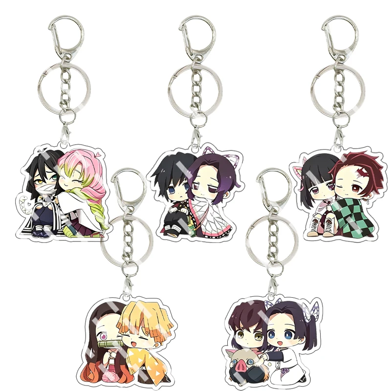 Anime Tomioka Giyuu Kochou Shinobu Kamado Tanjiro Kamado Nezuko Cartoon Acrylic Keychain Couple Bag Pendant Ring Accessory Gifts
Anime Tomioka Giyuu Kochou Shinobu Kamado Tanjiro Kamado Nezuko Cartoon Acrylic Keychain Couple Bag Pendant Ring Accessory Gifts