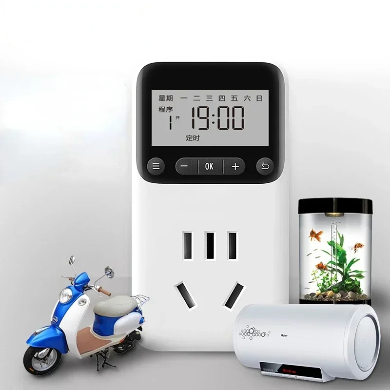Socket Timer Display Switch Power Supply EV Charger Timer GND-1 Automatic Power off Hot sales
Socket Timer Display Switch Power Supply EV Charger Timer GND-1 Automatic Power off Hot sales
