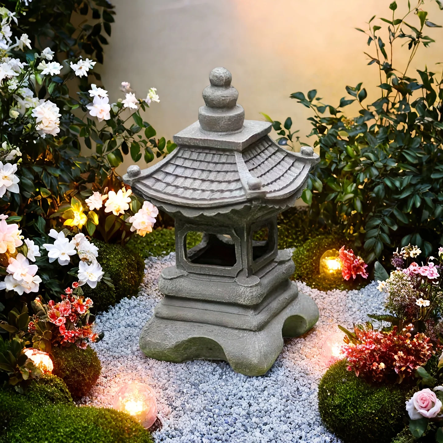 Buddhist Pagoda Lantern, Garden Lights Solar Powered Buddhist Pagoda Lantern Pagoda Decorative Garden Courtyard Resin Craft Solar
Buddhist Pagoda Lantern, Garden Lights Solar Powered Buddhist Pagoda Lantern Pagoda Decorative Garden Courtyard Resin Craft Solar
