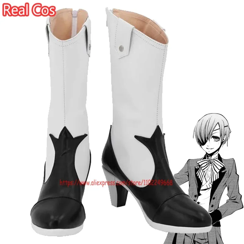 RealCos аниме Черный дворецкий Ciel Phantomhive обувь женские ботинки косплей фэнтезийный маскировочный костюм взрослая женская обувь для косплея 
RealCos аниме Черный дворецкий Ciel Phantomhive обувь женские ботинки косплей фэнтезийный маскировочный костюм взрослая женская обувь для косплея