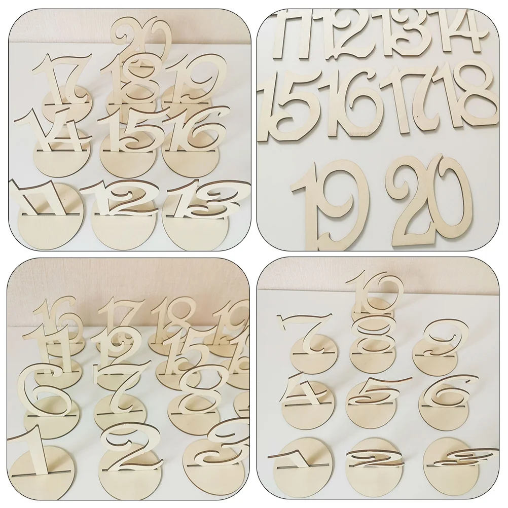 20pcs Digital Seat Board Durable Wood Smooth Bottom Table Numbers Decorative Wooden Reusable Party Sign Accessories Restaurant
20pcs Digital Seat Board Durable Wood Smooth Bottom Table Numbers Decorative Wooden Reusable Party Sign Accessories Restaurant