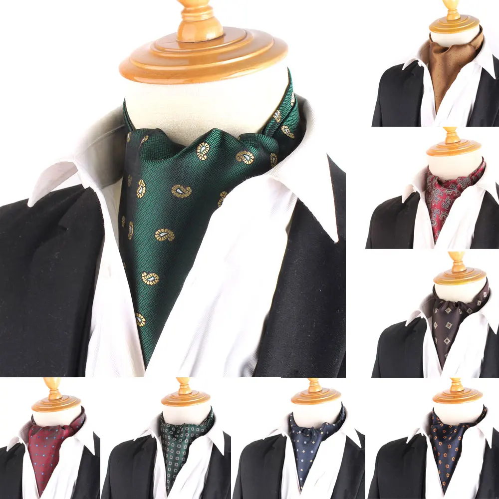 Jacquard Floral Paisley Cashew Tie Wedding Formal Cravat Ascot Scrunch Self British Gentleman Polyester Neck Tie For Men Luxury
Jacquard Floral Paisley Cashew Tie Wedding Formal Cravat Ascot Scrunch Self British Gentleman Polyester Neck Tie For Men Luxury