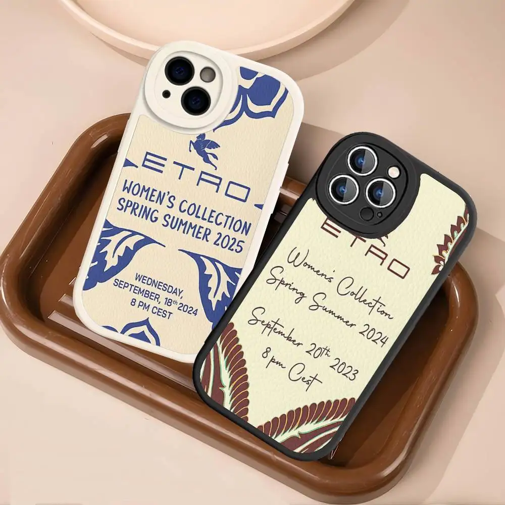 Brand E-Etro Phone Case For IPhone 16 15 14 11 12 13 Pro Max Plus Back Leather Shell
Brand E-Etro Phone Case For IPhone 16 15 14 11 12 13 Pro Max Plus Back Leather Shell