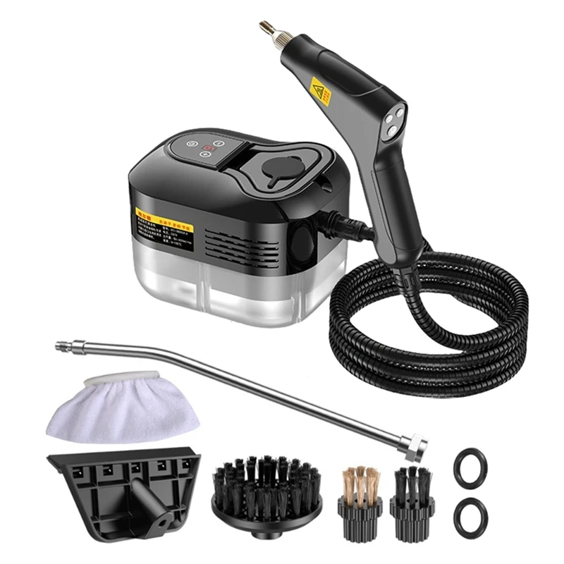 High-Efficiency Handheld Steam Cleaner With Advanced Sterilizations For Home Car Kitchen Air Conditioner EU Plug Black
High-Efficiency Handheld Steam Cleaner With Advanced Sterilizations For Home Car Kitchen Air Conditioner EU Plug Black