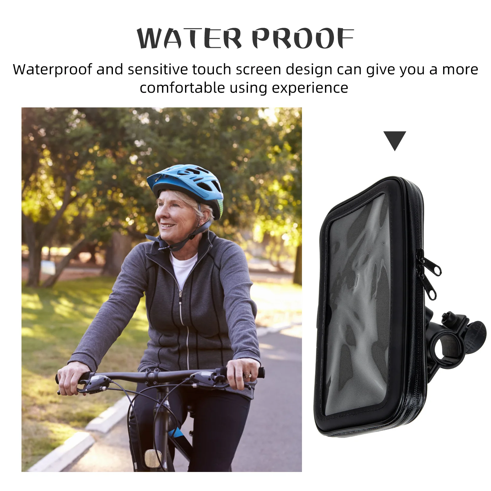 1 set 1 Set Waterproof Container Durable Mobile Phone Holder 360° Rotatable Bracket Cycling Navigation Waterproof Bike Pouch
1 set 1 Set Waterproof Container Durable Mobile Phone Holder 360° Rotatable Bracket Cycling Navigation Waterproof Bike Pouch