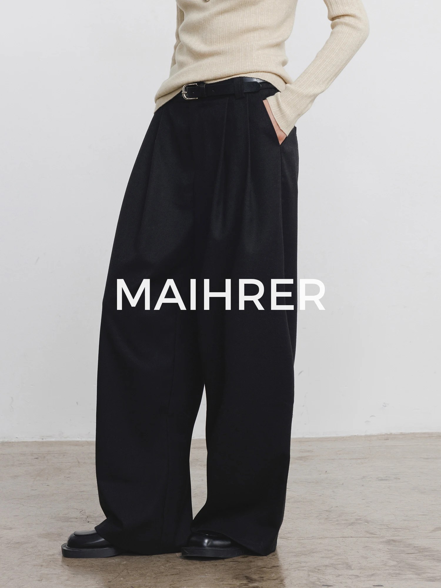 Женские широкие брюки Maiher Bla: свободные, повседневные, прямые, стройнящие, с высокой талией, на молнии, из смесового полиэстера, комфортные
Женские широкие брюки Maiher Bla: свободные, повседневные, прямые, стройнящие, с высокой талией, на молнии, из смесового полиэстера, комфортные