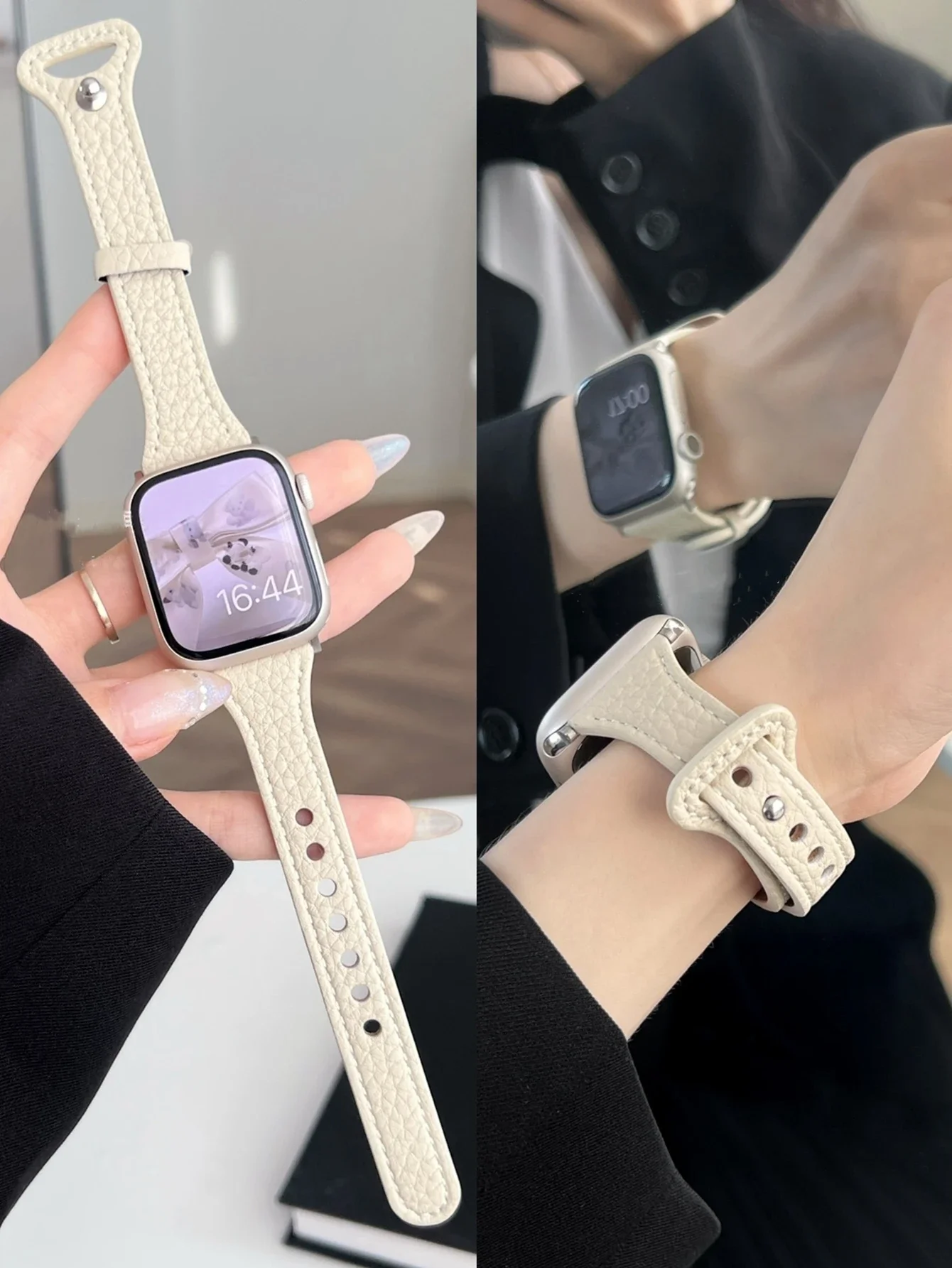Fashion leather loop For Apple Watch band women 10/9/8/7/6/5/4 38mm 40mm 41mm 42mm 44mm 45mm 46mm 49mm Strap
Fashion leather loop For Apple Watch band women 10/9/8/7/6/5/4 38mm 40mm 41mm 42mm 44mm 45mm 46mm 49mm Strap