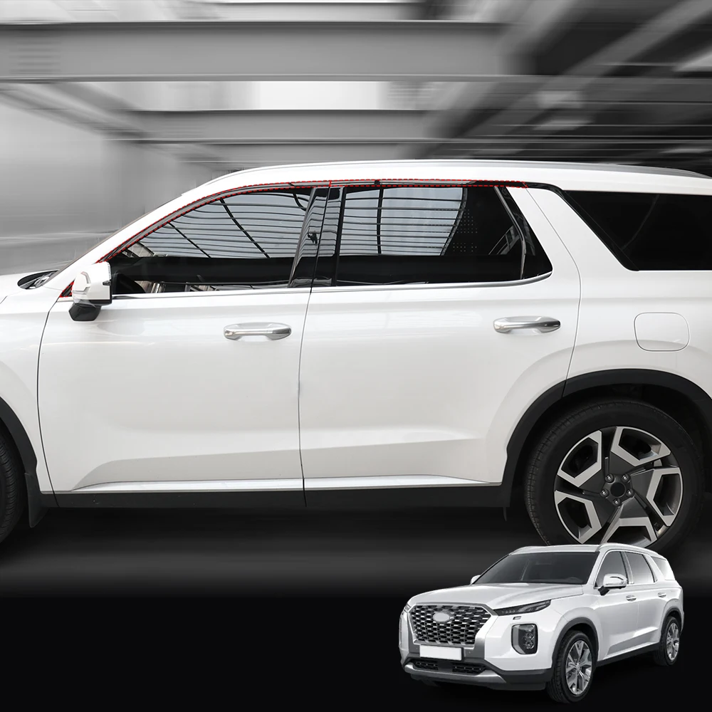 10Pcs For Hyundai Palisade/Palisade PE 2020-2025 LHD/RHD ABS Car Window Decorative Cover Strip Cover Car Exterior Accessories
10Pcs For Hyundai Palisade/Palisade PE 2020-2025 LHD/RHD ABS Car Window Decorative Cover Strip Cover Car Exterior Accessories