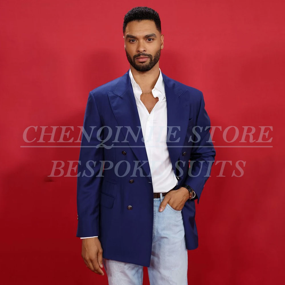 Fashion Men's Suits 1 Piece Only Jacket Loose Fit Double Breasted Peak Lapel Coat Casual Male Clothing Costume Homme
Fashion Men's Suits 1 Piece Only Jacket Loose Fit Double Breasted Peak Lapel Coat Casual Male Clothing Costume Homme