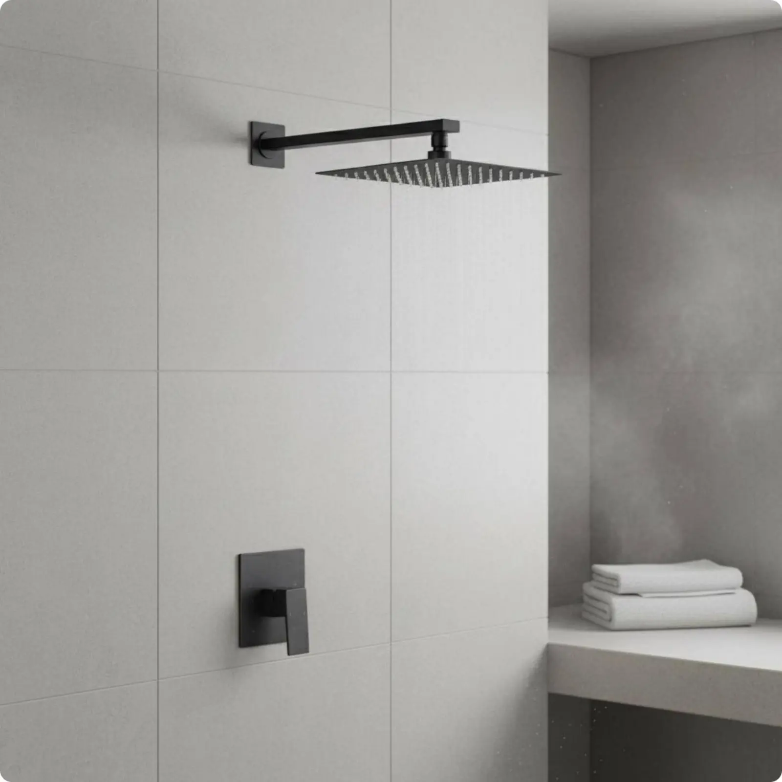 Concealed Shower Set Hidden Installation Wall Mounted Shower Set Bathroom Hardware Anti-Rust Easy to Install for Renovation
Concealed Shower Set Hidden Installation Wall Mounted Shower Set Bathroom Hardware Anti-Rust Easy to Install for Renovation