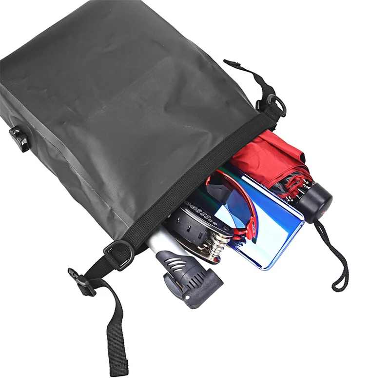 ZXC-ryPVC Waterproof Bicycle Handlebar Bag Roll-Top Cycling Handlebar Bag Pannier for Mountain Bikes Electric Bike Scooter
ZXC-ryPVC Waterproof Bicycle Handlebar Bag Roll-Top Cycling Handlebar Bag Pannier for Mountain Bikes Electric Bike Scooter