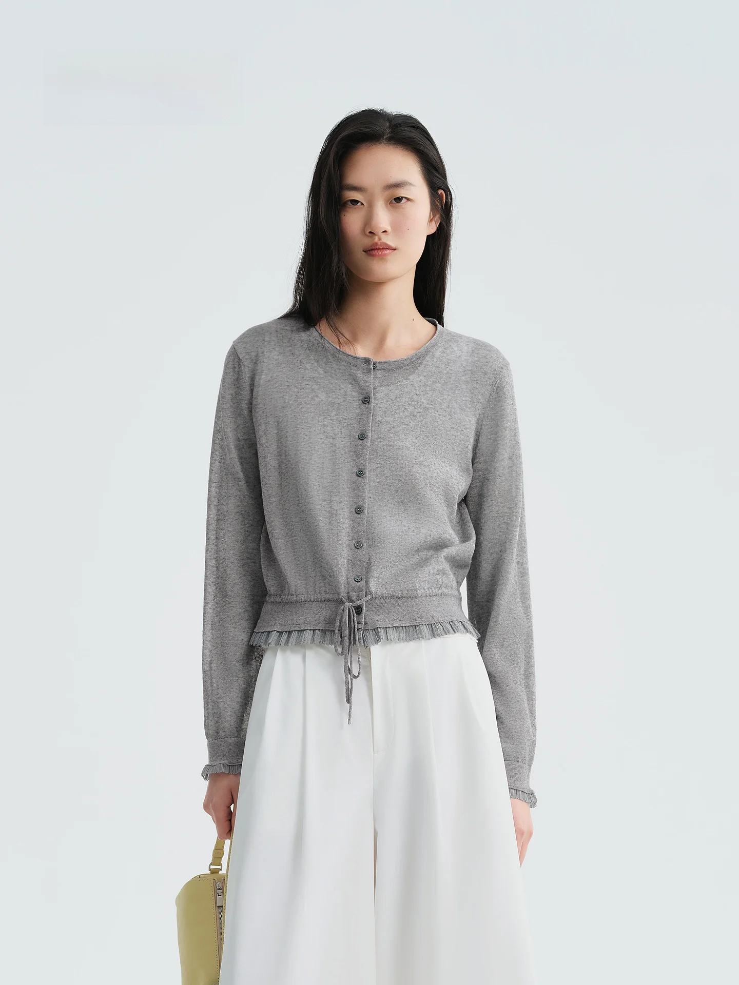 Indicia Knitted Cardigan Women's Casual Style Regular Fit Soft Polyester Fiber Long Sleeve Button up Pure Color Summer 2026
Indicia Knitted Cardigan Women's Casual Style Regular Fit Soft Polyester Fiber Long Sleeve Button up Pure Color Summer 2026