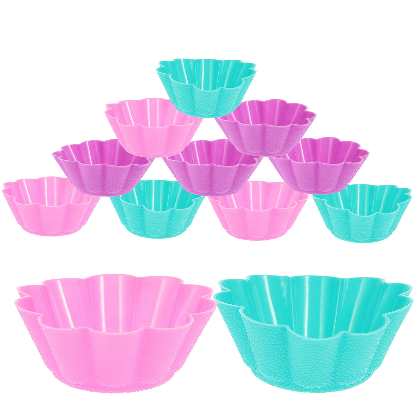 12 Pcs Cake Tin Paper Cups Reusable Muffin Silicone Cupcake Liners Mini Muffins
12 Pcs Cake Tin Paper Cups Reusable Muffin Silicone Cupcake Liners Mini Muffins