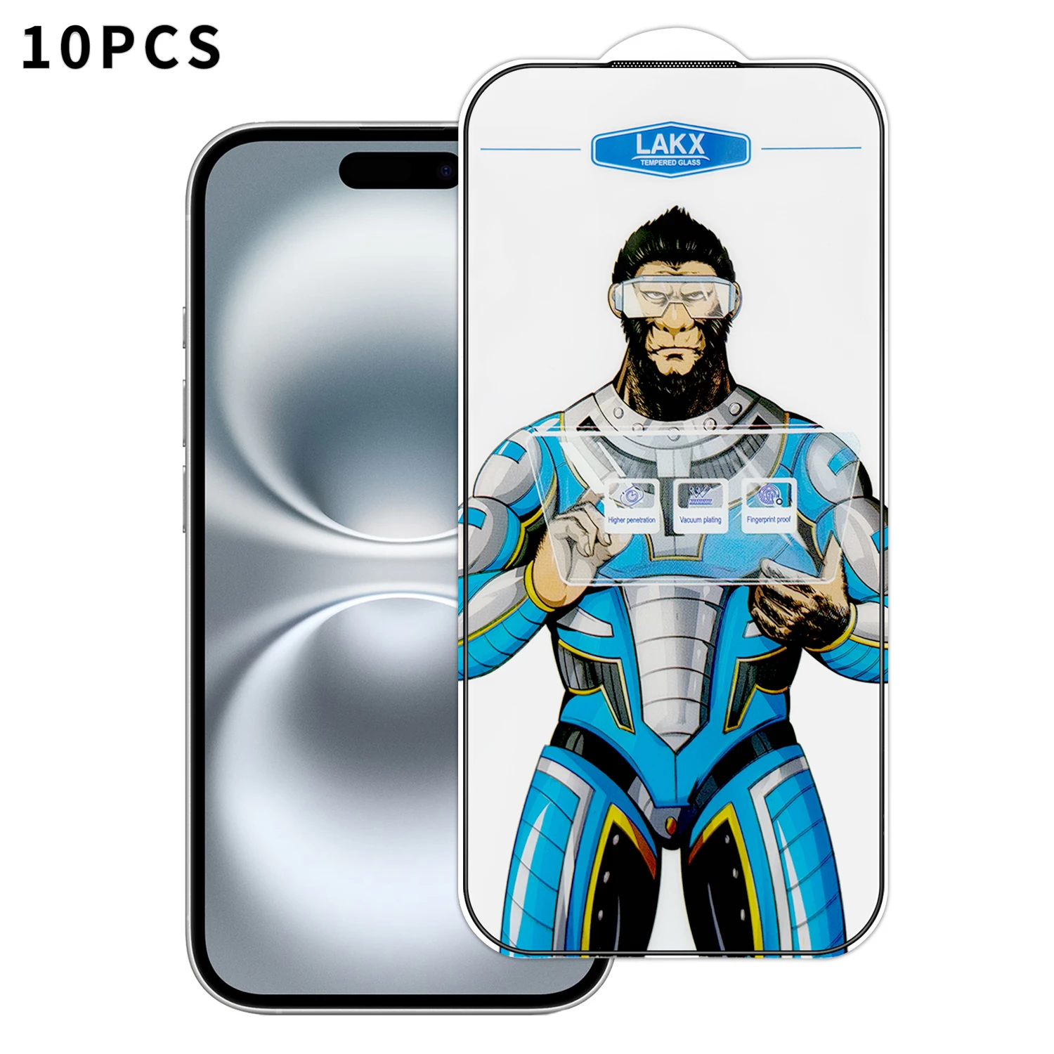 For iPhone 16 10Pcs High Definition Tempered Glass Anti-fingerprint Anti-static Electroplating Full Screen Protector - Transpare
For iPhone 16 10Pcs High Definition Tempered Glass Anti-fingerprint Anti-static Electroplating Full Screen Protector - Transpare