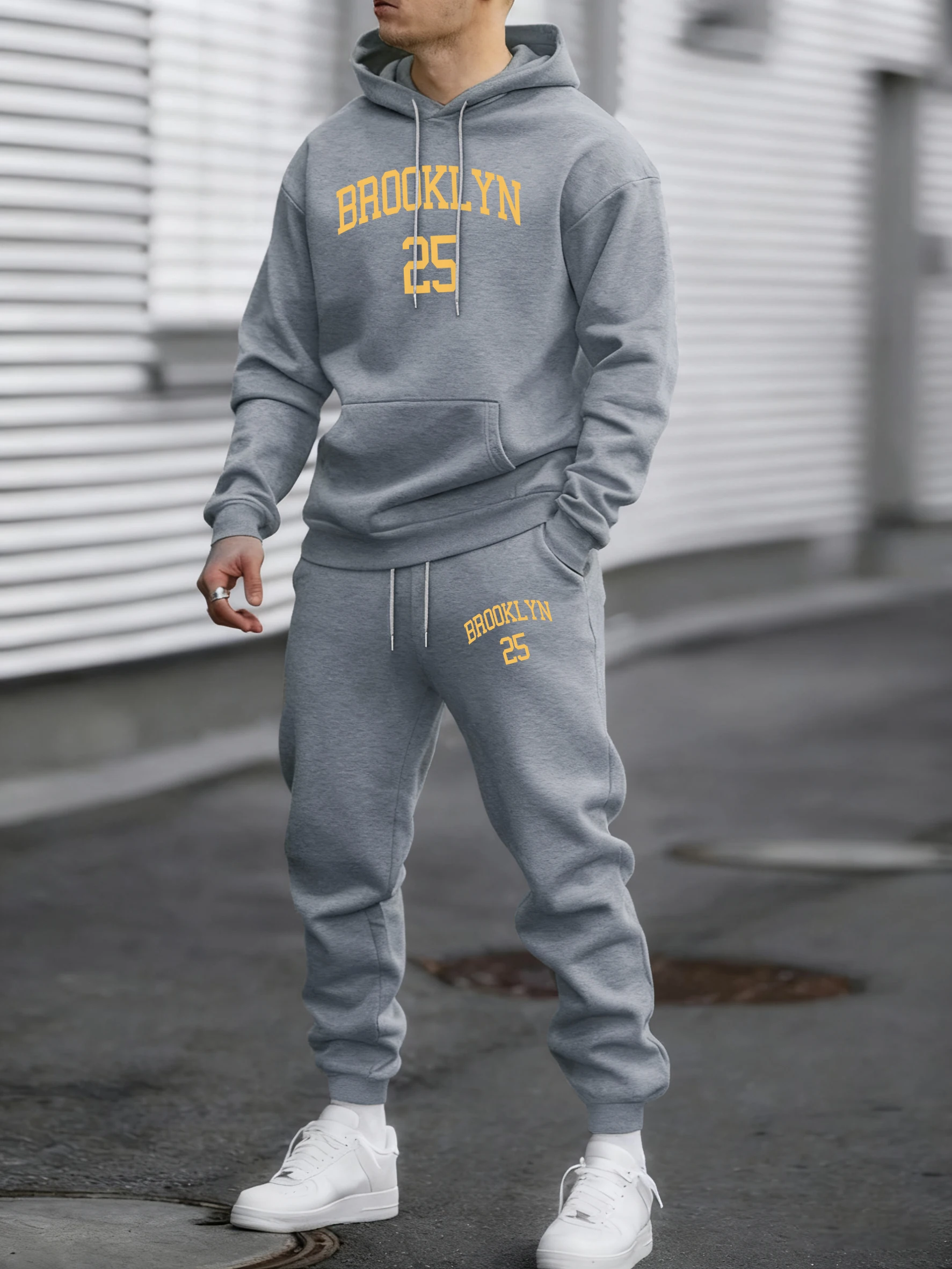Brooklyn No.25 Print Men Streetwear Vintage All-Match Tracksuit Loose Fleece Basics Pullover Unisex Autumn Fashion Suits
Brooklyn No.25 Print Men Streetwear Vintage All-Match Tracksuit Loose Fleece Basics Pullover Unisex Autumn Fashion Suits