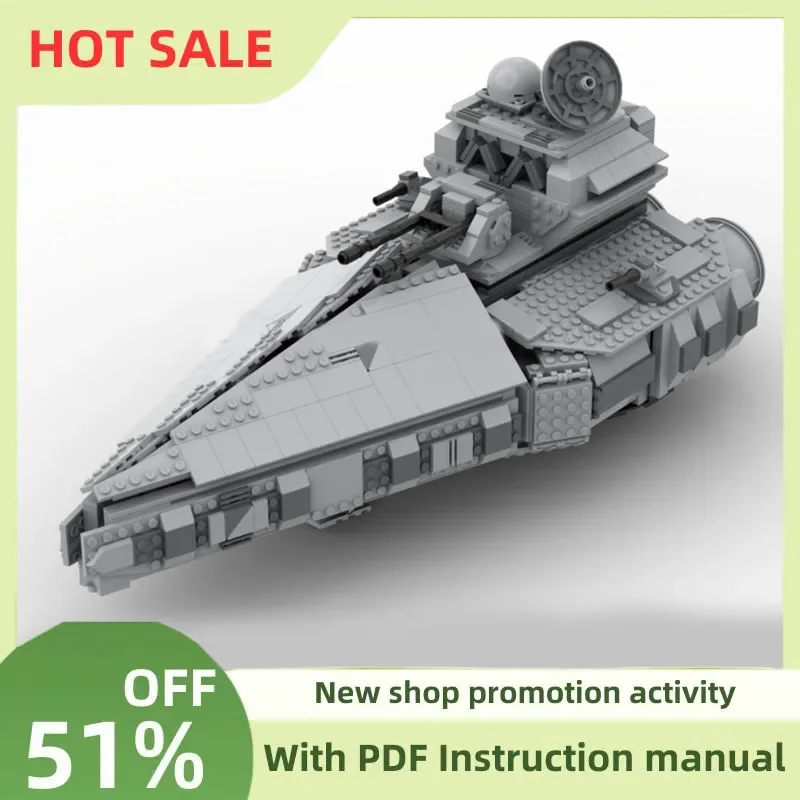 New 1563Pcs Famous Star Battle Movie Moc Irascible Patrol Corvette Model Diy Creative Ideas Kid Toy Birthday Gift Building Block
New 1563Pcs Famous Star Battle Movie Moc Irascible Patrol Corvette Model Diy Creative Ideas Kid Toy Birthday Gift Building Block