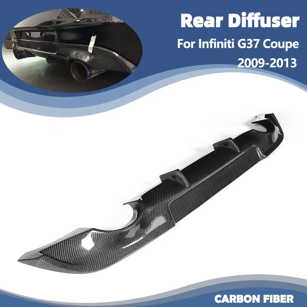 Carbon Fiber Rear Bumper Diffuser Lip For Infiniti G37 G37S 2 Door 2009-2013 Not for US Version Black FRP Diffuser
Carbon Fiber Rear Bumper Diffuser Lip For Infiniti G37 G37S 2 Door 2009-2013 Not for US Version Black FRP Diffuser