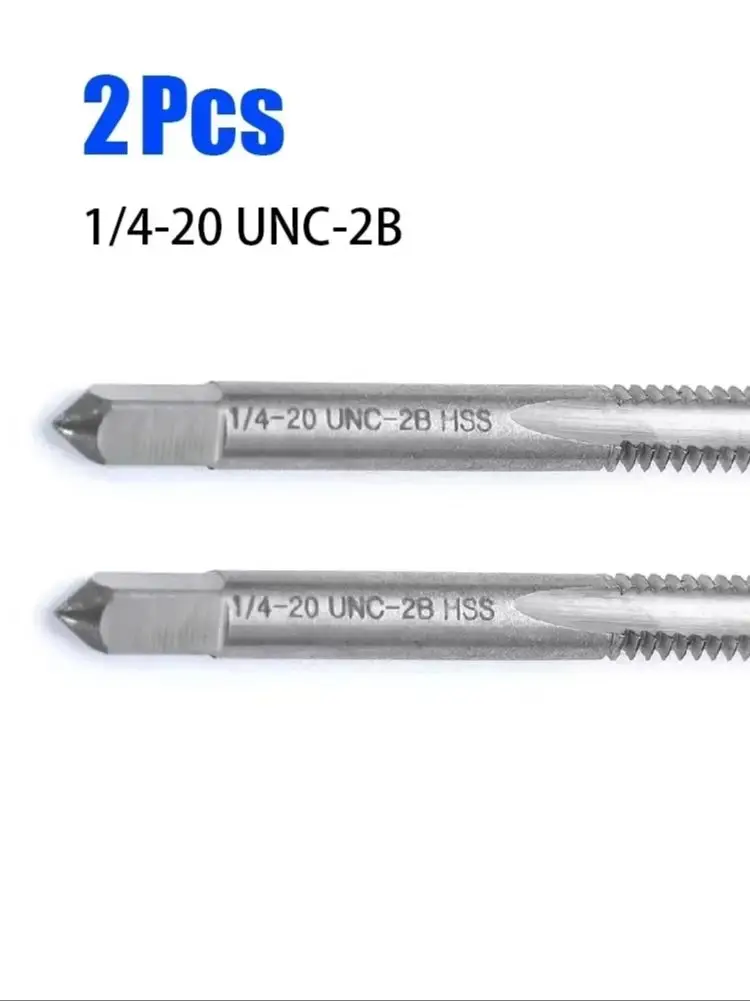 2pcs 1/4"-20 UNC-2B Taps Machine Thread Tap HSS Right Hand Thread US Screw Thread Tap Drill Machine Plug Tap accessories
2pcs 1/4"-20 UNC-2B Taps Machine Thread Tap HSS Right Hand Thread US Screw Thread Tap Drill Machine Plug Tap accessories