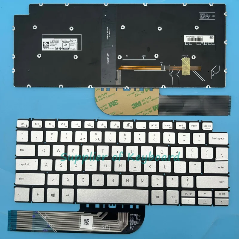 NEW English/Spanish/Brazilian Portuguese Keyboard For Dell inspiron 7390 2 in 1,7391 2 in 1,7405 2 in 1,7400 2 in 1 Silver/Black
NEW English/Spanish/Brazilian Portuguese Keyboard For Dell inspiron 7390 2 in 1,7391 2 in 1,7405 2 in 1,7400 2 in 1 Silver/Black