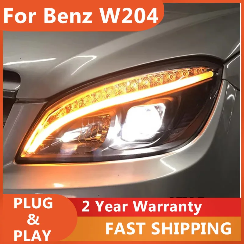 Car Accessories for Benz W204 Headlights 2007-2011 C180 C200 C260 Head Light DRL Turn Signal Low High Beam Projector Lens
Car Accessories for Benz W204 Headlights 2007-2011 C180 C200 C260 Head Light DRL Turn Signal Low High Beam Projector Lens
