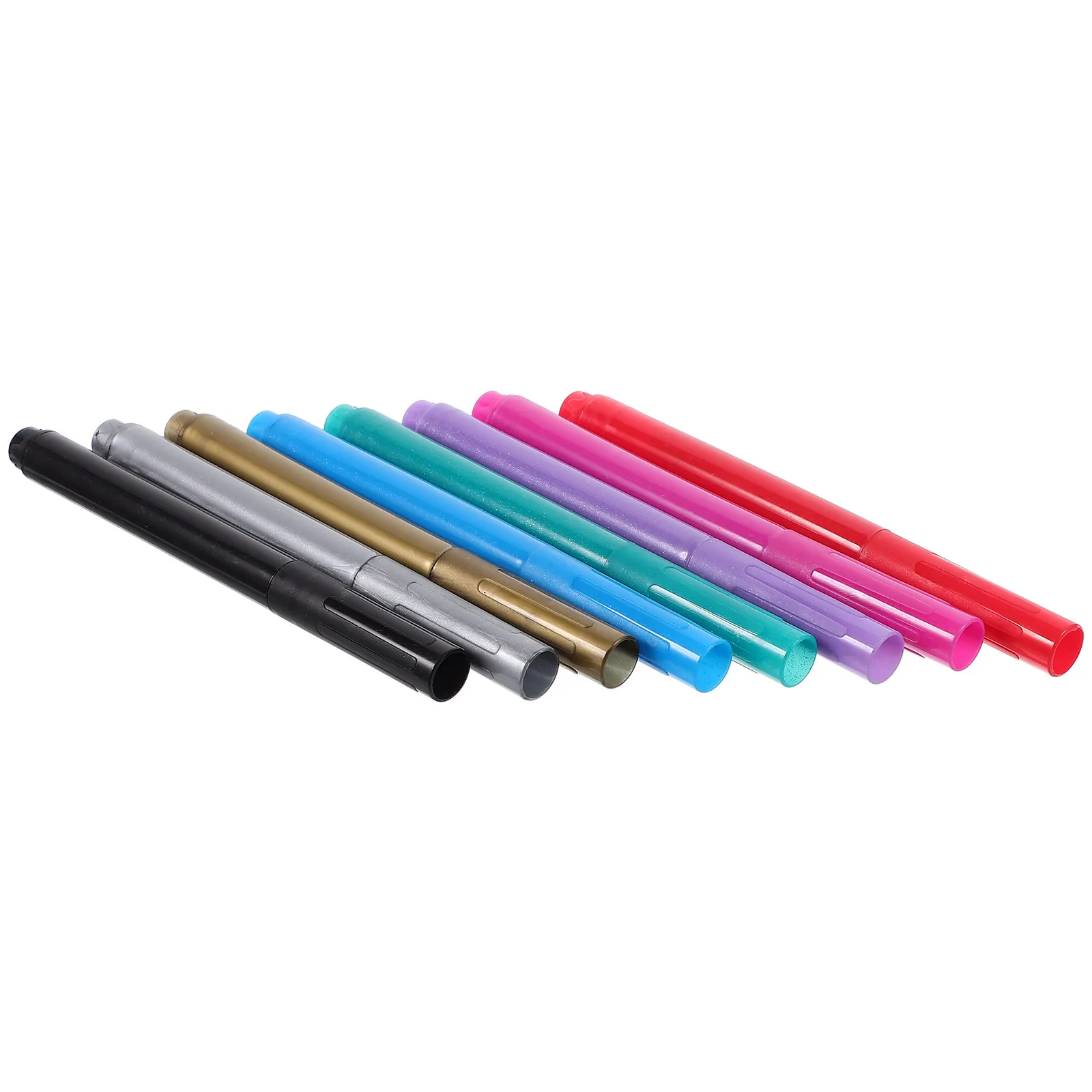 8Pcs Metallic Paint Pens Erasable Wine Glass Markers Washable Plastic Marker Pens for Glass Ceramic Metal Paint Pen
8Pcs Metallic Paint Pens Erasable Wine Glass Markers Washable Plastic Marker Pens for Glass Ceramic Metal Paint Pen