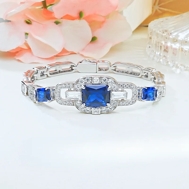 100% 925 Silver Bracelet Colorful Treasure High Carbon Diamond Versatile Small Design Wedding Jewelry Wholesale
100% 925 Silver Bracelet Colorful Treasure High Carbon Diamond Versatile Small Design Wedding Jewelry Wholesale