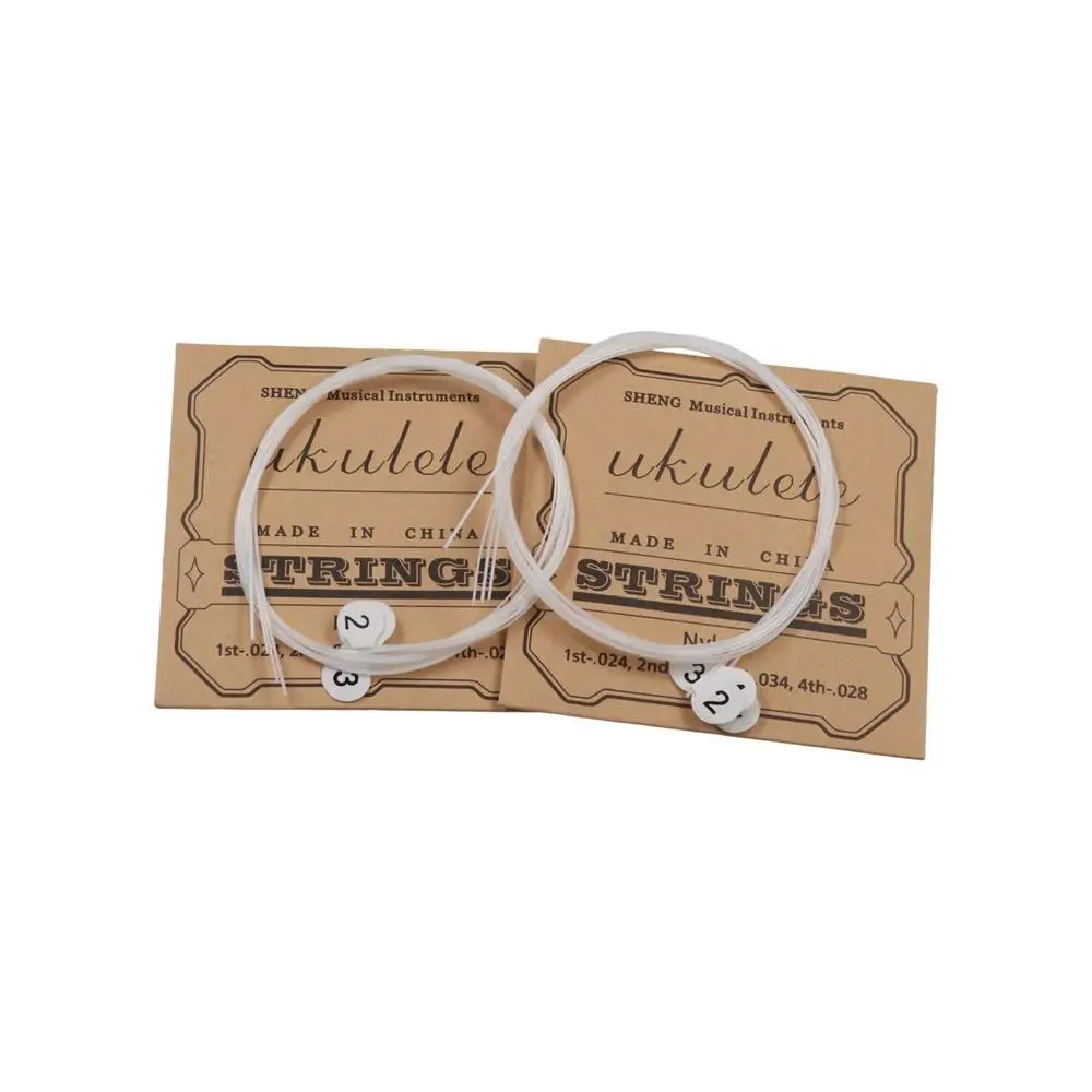 1 Set Nylon Ukulele Strings Replacement Mellow Guitar Strings Tone Pure Classical Guitar Strings For 21 / 23 / 26-inch Ukulele
1 Set Nylon Ukulele Strings Replacement Mellow Guitar Strings Tone Pure Classical Guitar Strings For 21 / 23 / 26-inch Ukulele
