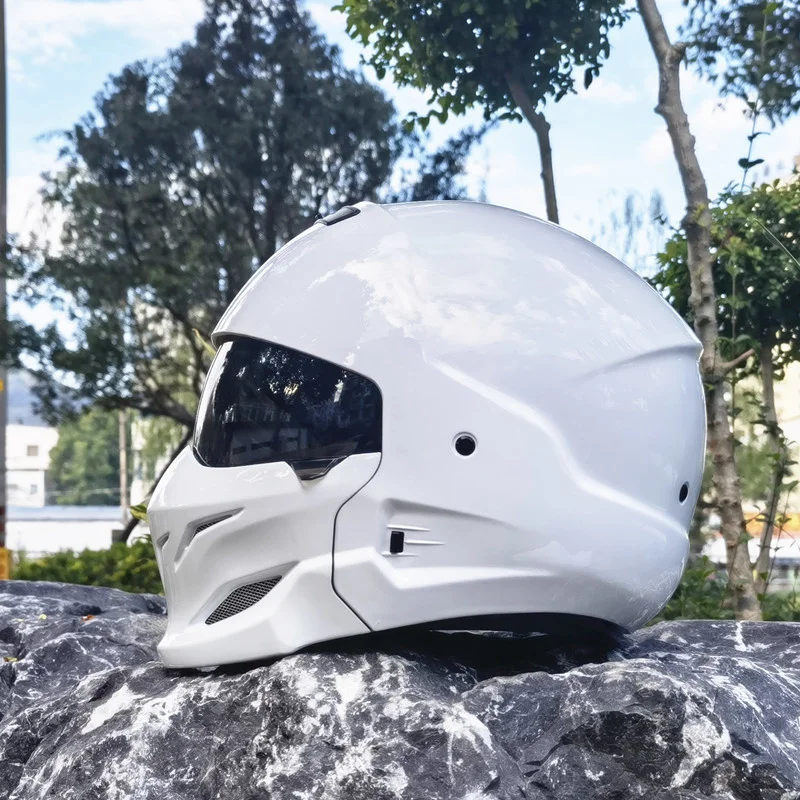 2 Gifts Vintage Safety Modular Motorcycle Helmet Motocross Helmet Retro Full Face Motobike Helmet For Adults DOT Approved
2 Gifts Vintage Safety Modular Motorcycle Helmet Motocross Helmet Retro Full Face Motobike Helmet For Adults DOT Approved
