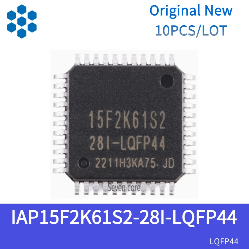 Original New 10pcs/lot IAP15F2K61S2-28I-LQFP44 1T 8051 MCU microprocessor single-chip microcontroller chip
Original New 10pcs/lot IAP15F2K61S2-28I-LQFP44 1T 8051 MCU microprocessor single-chip microcontroller chip
