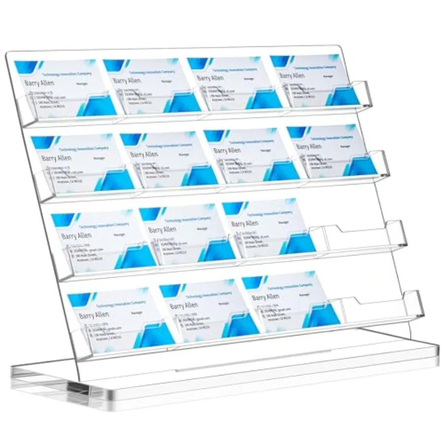 Business Card Holder for Desk Clear Gift Card Display Acrylic Business Holder Display Stand Multiple Organizer for Office Meeti
Business Card Holder for Desk Clear Gift Card Display Acrylic Business Holder Display Stand Multiple Organizer for Office Meeti